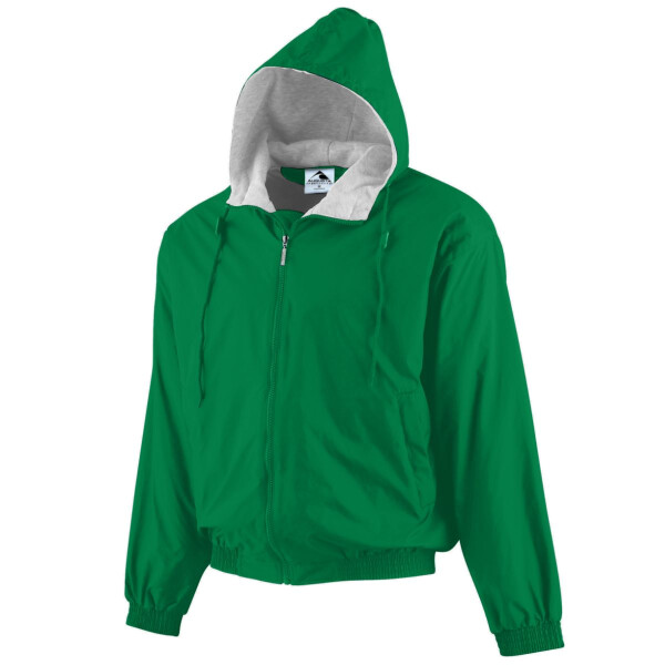 Hooded Taffeta Jacket/Fleece Lined Thumbnail