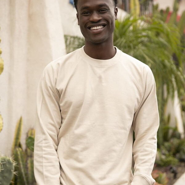 Unisex Icon Lightweight Loopback Terry Crewneck Sweatshirt Thumbnail