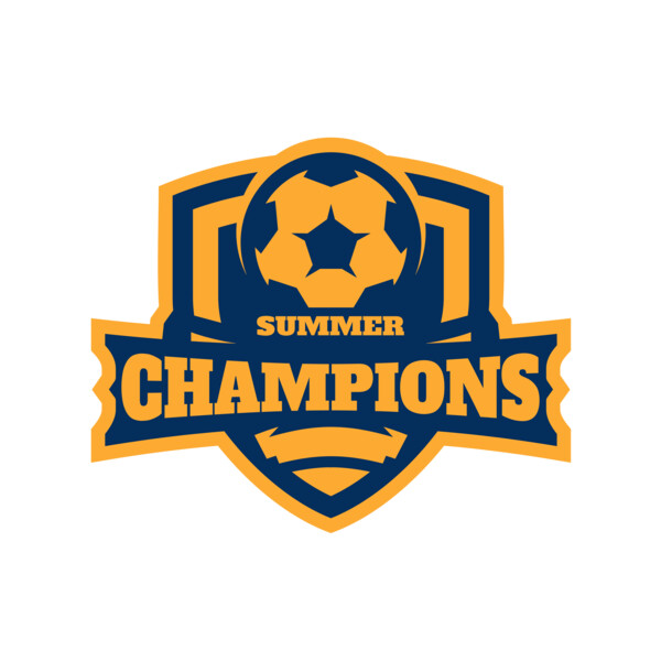 Champions Summer Soccer logo template Thumbnail