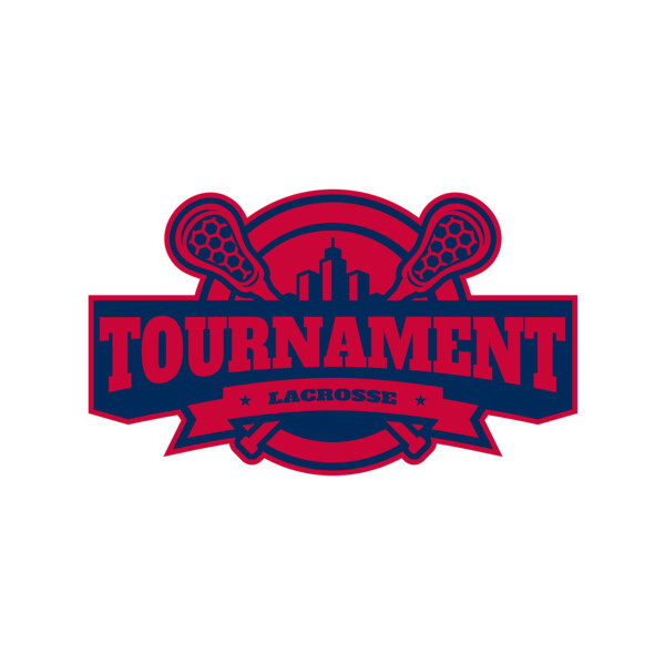 Tournament Lacrosse Logo Template Thumbnail