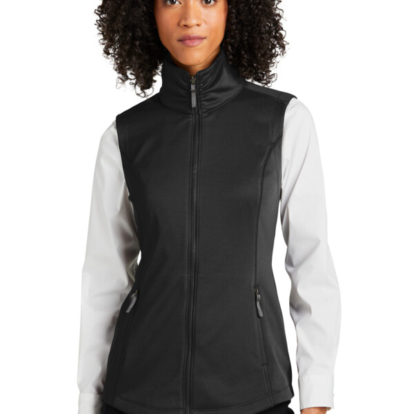 DP Ladies Collective Smooth Fleece Vest Thumbnail