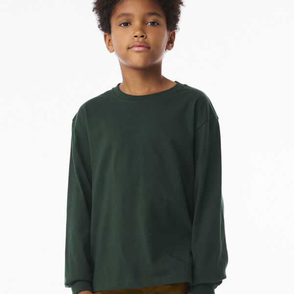 DP-NO NN Youth 6 Ounce Heavyweight Long Sleeve Tee Thumbnail