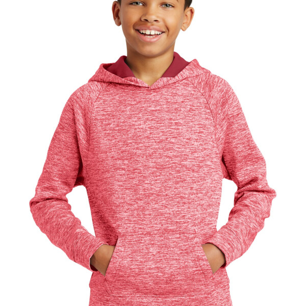 HC YST225 PosiCharge ® Electric Heather Fleece Hooded Pullover Thumbnail