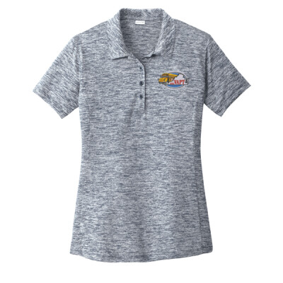 VAPT - Ladies PosiCharge ® Electric Heather Polo Thumbnail