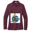 Ladies Silk Touch™ Long Sleeve Polo Thumbnail
