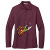 Ladies Silk Touch™ Long Sleeve Polo Thumbnail