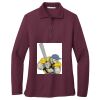 Ladies Silk Touch™ Long Sleeve Polo Thumbnail