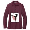 Ladies Silk Touch™ Long Sleeve Polo Thumbnail