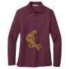 Ladies Silk Touch™ Long Sleeve Polo Thumbnail