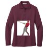 Ladies Silk Touch™ Long Sleeve Polo Thumbnail
