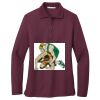 Ladies Silk Touch™ Long Sleeve Polo Thumbnail