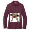 Ladies Silk Touch™ Long Sleeve Polo Thumbnail