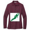 Ladies Silk Touch™ Long Sleeve Polo Thumbnail