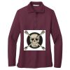Ladies Silk Touch™ Long Sleeve Polo Thumbnail