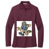 Ladies Silk Touch™ Long Sleeve Polo Thumbnail