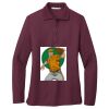 Ladies Silk Touch™ Long Sleeve Polo Thumbnail