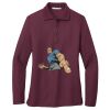 Ladies Silk Touch™ Long Sleeve Polo Thumbnail