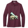 Ladies Silk Touch™ Long Sleeve Polo Thumbnail