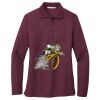 Ladies Silk Touch™ Long Sleeve Polo Thumbnail