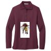 Ladies Silk Touch™ Long Sleeve Polo Thumbnail