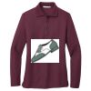 Ladies Silk Touch™ Long Sleeve Polo Thumbnail