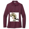 Ladies Silk Touch™ Long Sleeve Polo Thumbnail