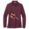 Ladies Silk Touch™ Long Sleeve Polo Thumbnail