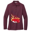 Ladies Silk Touch™ Long Sleeve Polo Thumbnail