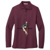 Ladies Silk Touch™ Long Sleeve Polo Thumbnail
