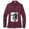 Ladies Silk Touch™ Long Sleeve Polo Thumbnail
