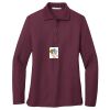 Ladies Silk Touch™ Long Sleeve Polo Thumbnail