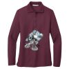 Ladies Silk Touch™ Long Sleeve Polo Thumbnail