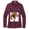Ladies Silk Touch™ Long Sleeve Polo Thumbnail