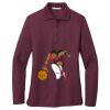 Ladies Silk Touch™ Long Sleeve Polo Thumbnail