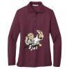 Ladies Silk Touch™ Long Sleeve Polo Thumbnail