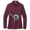 Ladies Silk Touch™ Long Sleeve Polo Thumbnail