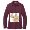 Ladies Silk Touch™ Long Sleeve Polo Thumbnail