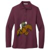 Ladies Silk Touch™ Long Sleeve Polo Thumbnail