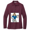 Ladies Silk Touch™ Long Sleeve Polo Thumbnail