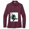 Ladies Silk Touch™ Long Sleeve Polo Thumbnail