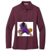 Ladies Silk Touch™ Long Sleeve Polo Thumbnail