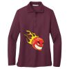 Ladies Silk Touch™ Long Sleeve Polo Thumbnail