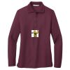 Ladies Silk Touch™ Long Sleeve Polo Thumbnail