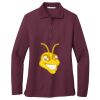 Ladies Silk Touch™ Long Sleeve Polo Thumbnail