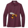 Ladies Silk Touch™ Long Sleeve Polo Thumbnail