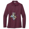 Ladies Silk Touch™ Long Sleeve Polo Thumbnail