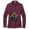 Ladies Silk Touch™ Long Sleeve Polo Thumbnail