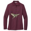 Ladies Silk Touch™ Long Sleeve Polo Thumbnail