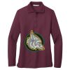 Ladies Silk Touch™ Long Sleeve Polo Thumbnail
