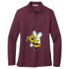 Ladies Silk Touch™ Long Sleeve Polo Thumbnail